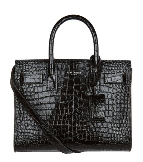 yves saint laurent sac de jour nano croco